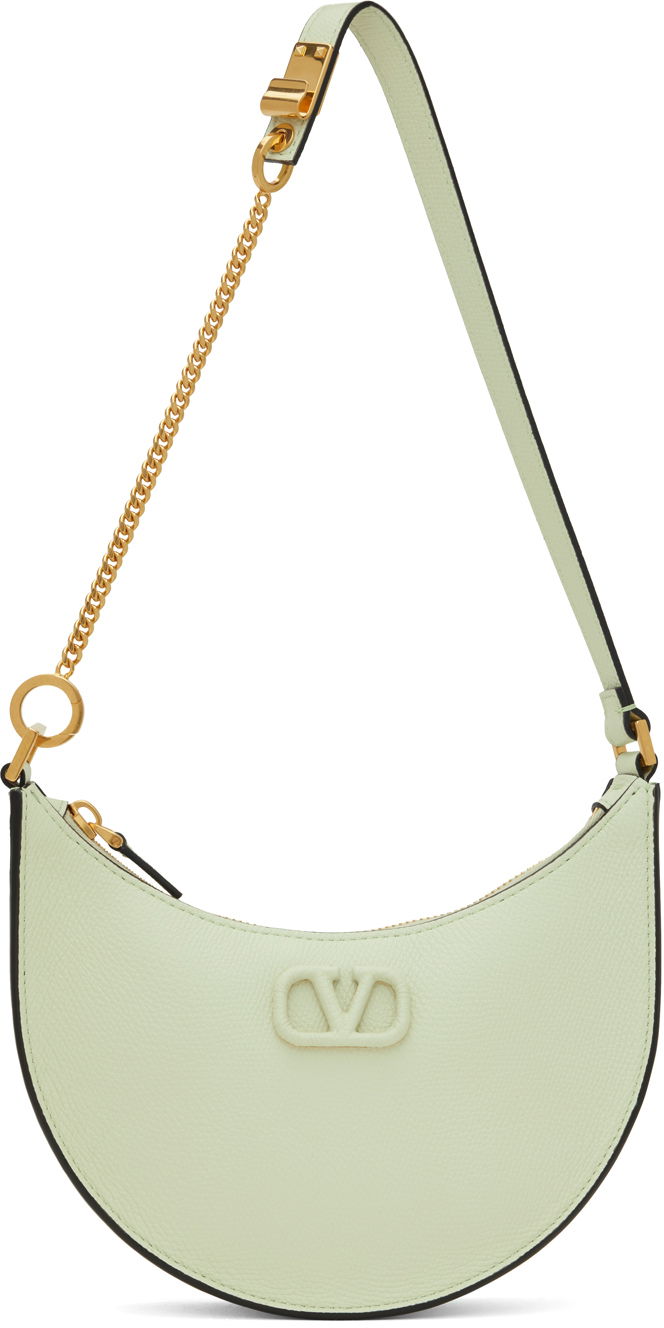 Чанта през рамо Valentino Mini Grained Calfskin Shoulder Bag Зелено | 4W0P0W19RQR, 0