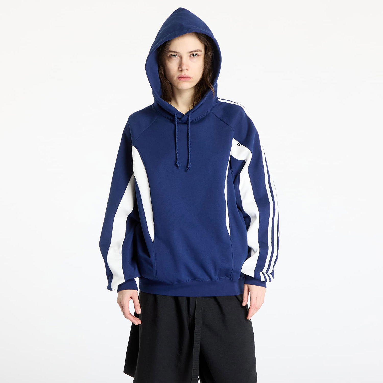 Суитчър Y-3 Y-3 Cut Line Hoodie Тъмно синьо | JM3231, 1