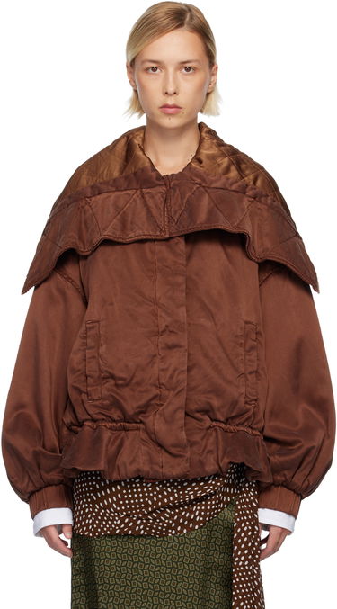Парка Dries Van Noten Dries Van Noten Overdyed Short Parka Кафяво | 252-010527-2265, 0