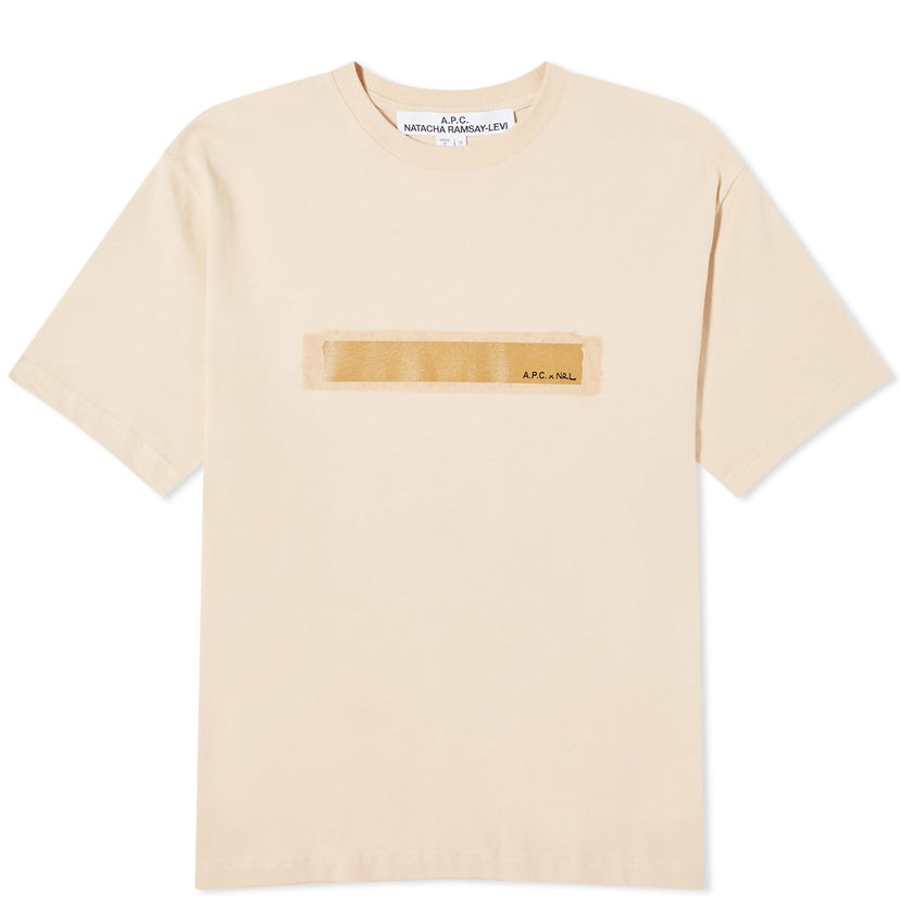 Тениска A.P.C. Ramsay Levi Jean T-Shirt Beige Бежово | COGYK-H26372-BAA