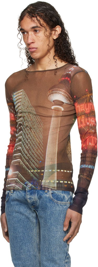 Потник Jean Paul Gaultier Gaultier Shayne Oliver Edition Long Sleeve Graphic T-Shirt Многоцветен | 24/27-U-TO192-T551-60405030, 3
