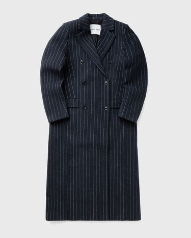 Палта Samsoe Samsoe Double-Breasted Pinstripe Coat Тъмно синьо | F24900016-CLR002321, 0