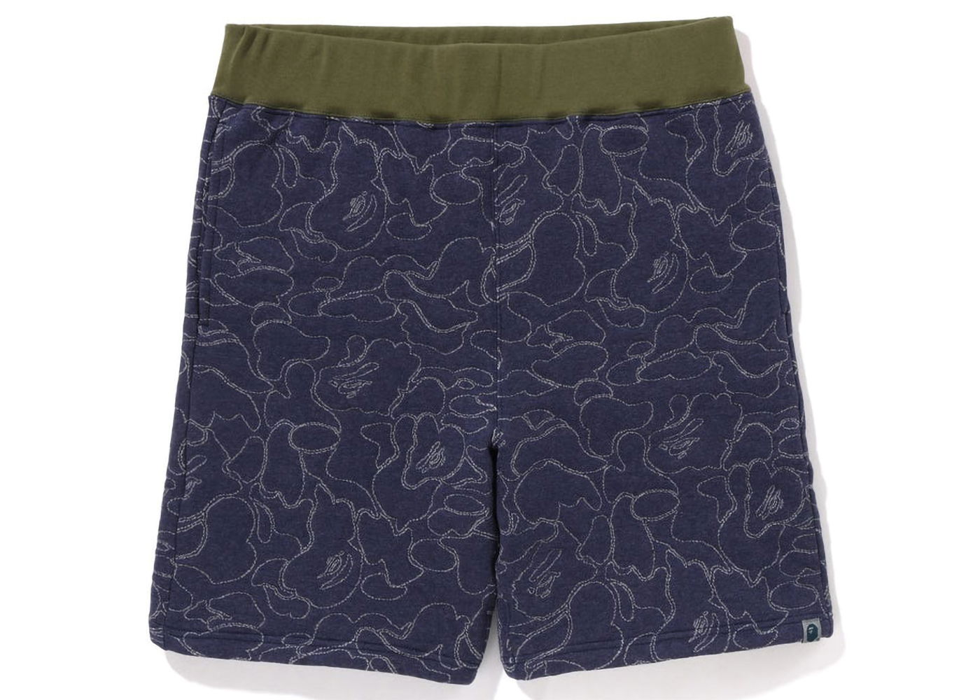 Къси панталони BAPE ABC Camo Sweat Shorts Тъмно синьо | 1J30-153-020, 0