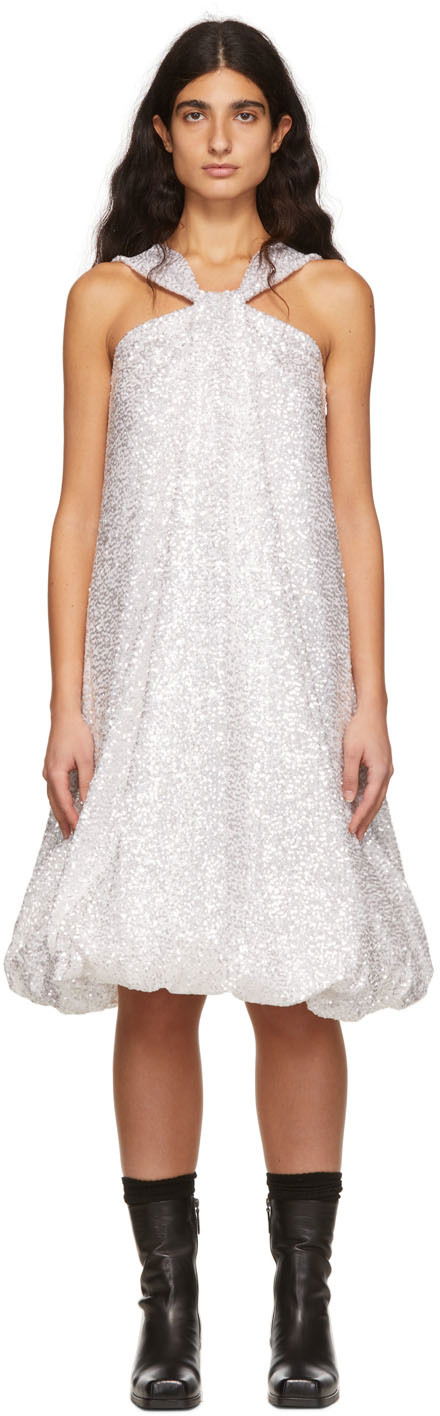 Pокля We11done We11done Sequin Bubble Dress Металик | WD-OP1-22-182-W-WH, 0