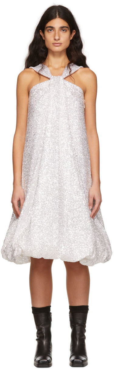 Pокля We11done We11done Sequin Bubble Dress Металик | WD-OP1-22-182-W-WH, 0