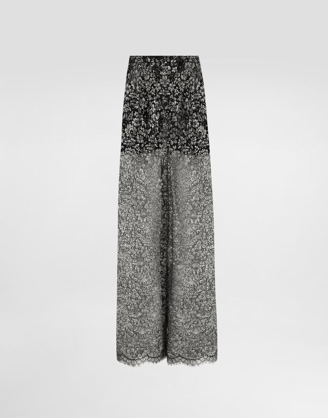 Lamé Lace Trousers