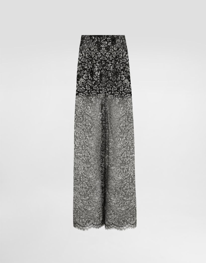 Панталони Dolce & Gabbana Lamé Lace Trousers Многоцветен | FTC1YTILMCFS0998
