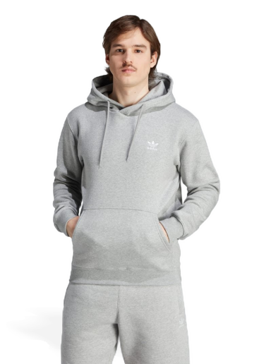 Суитчър adidas Originals Trefoil Essentials Hoodie Сиво | IM4525