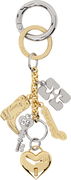 GANNI Bou Multi Charm Keychain