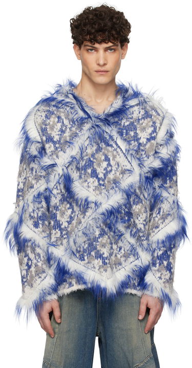 Пуловер Diesel Furry Knit Sweater Синьо | A16935-0ABDM-96P, 0