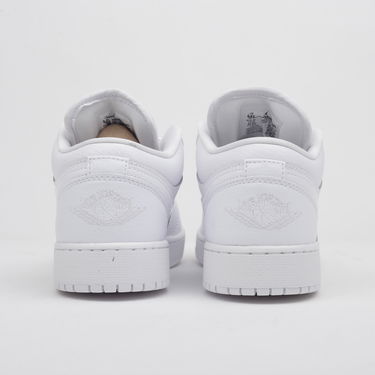 Кецове и обувки Jordan Air Jordan 1 Low "Triple White" GS Бяло | 553560-126, 3
