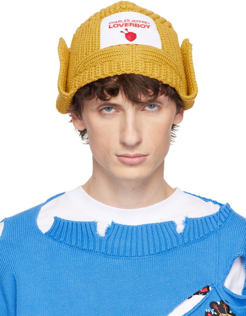Шапка Charles Jeffrey Loverboy Clash of Clans Edition Barbarian Beanie Жълто | 054131901