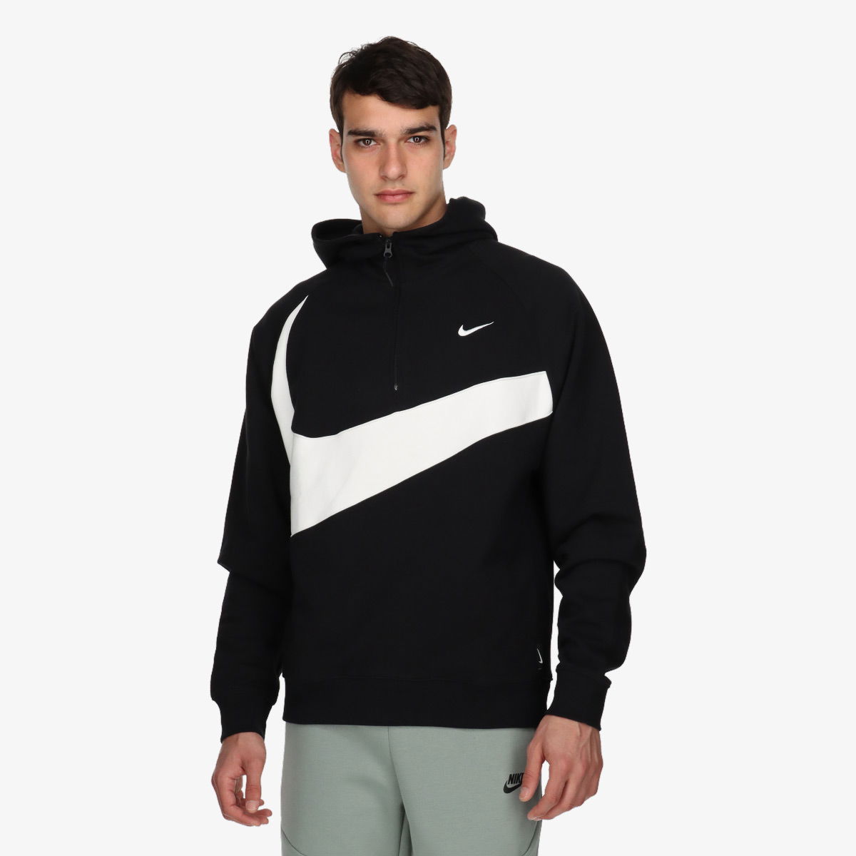 Суитчър Nike Swoosh Hoodie Черно | DX0566-010, 0