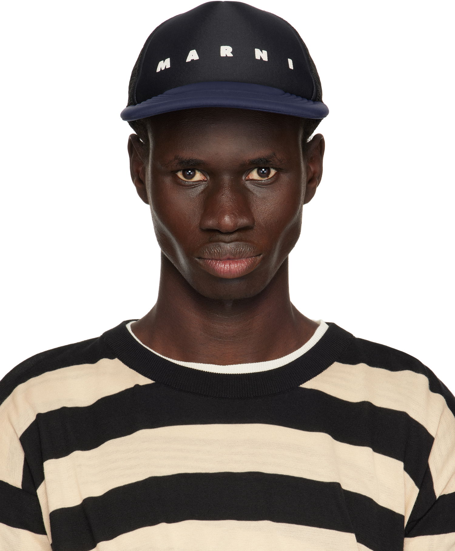 Шапка с козирка Marni Marni Logo Trucker Hat Черно | CLZC0141P1 UAN100, 0