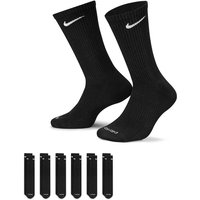 Бельо и чорапи Nike Everyday Plus Cushioned Training Crew Socks 6-pack Черно | SX6897-010, 0
