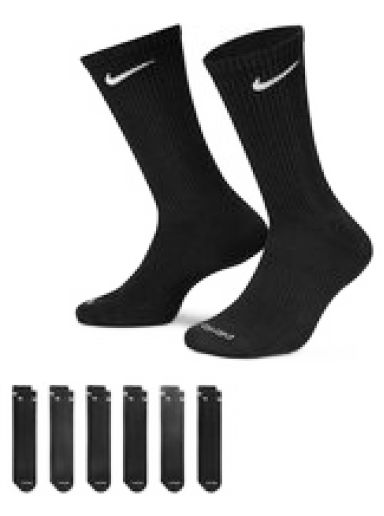 Бельо и чорапи Nike Everyday Plus Cushioned Training Crew Socks 6-pack Черно | SX6897-010