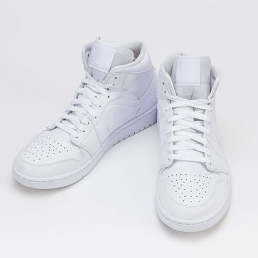 Кецове и обувки Jordan Jordan 1 Mid Бяло | 554724-130, 3