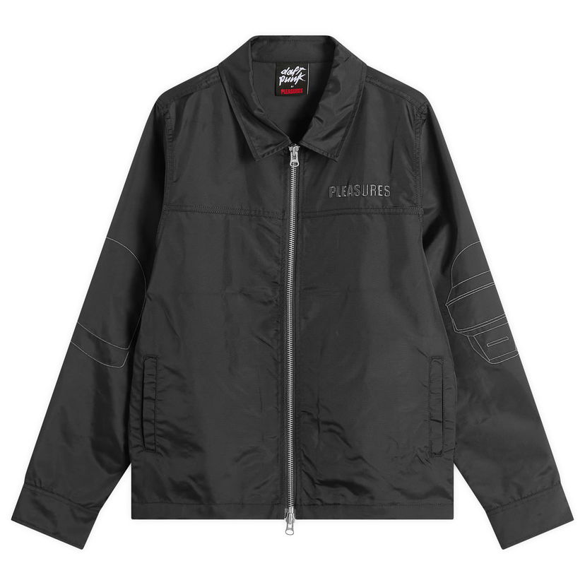 Яке Pleasures Helmets Nylon Work Jacket, Size Large Черно | P25DP008-BLK