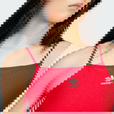 Сутиен adidas Originals Top 3-Stripes Bra Червено | IN8359, 5