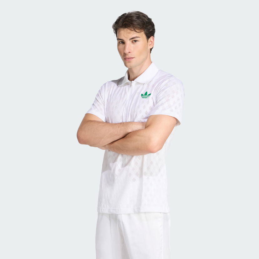 Поло тениска adidas Performance FreeLift Climacool+ Tennis Pro Polo Shirt Бяло | JL9675