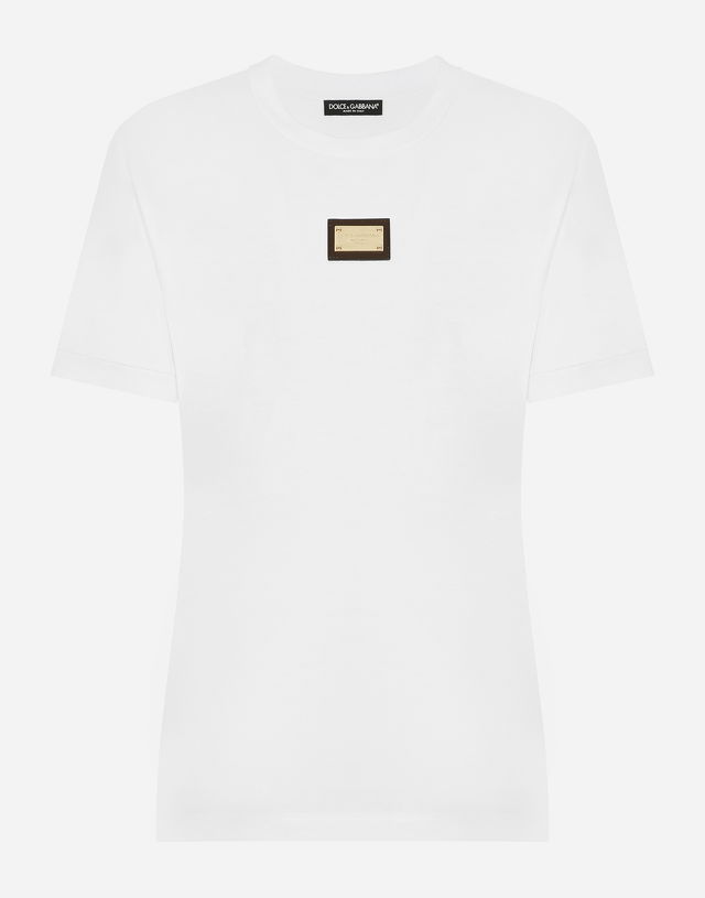 Cotton Jersey T-shirt With Dg Logo Tag