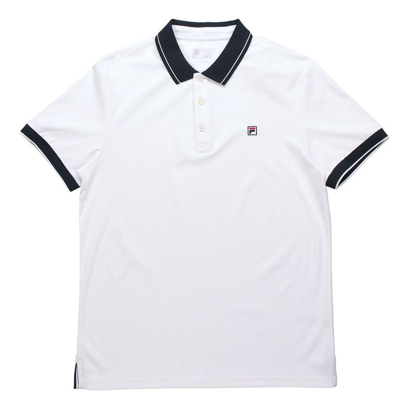 Поло тениска FILA Short Sleeve Polo Бяло | F11M128106F-WT