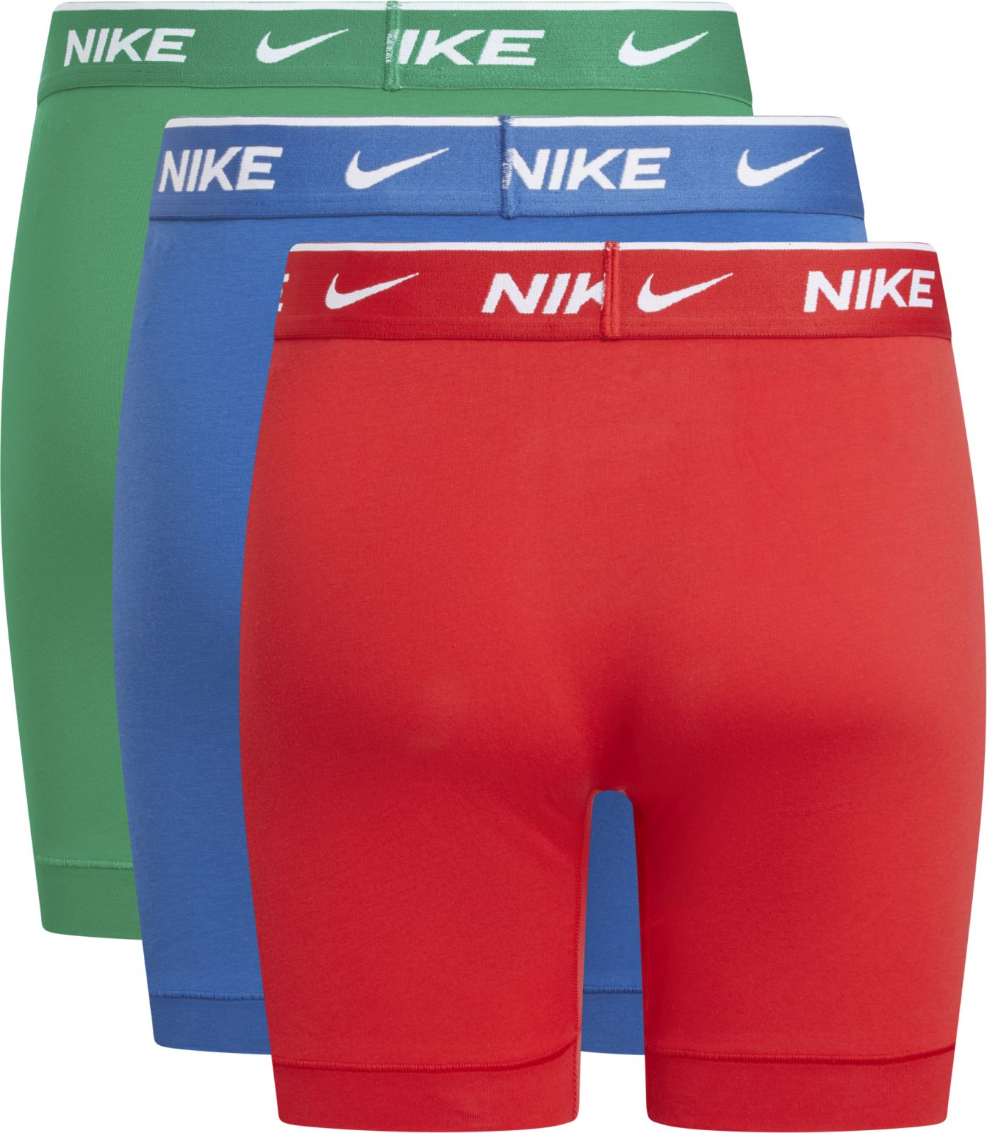 Боксерки Nike Everyday Cotton Stretch Boxer Briefs, 3-Pack Зелено | 0000KE1007-F6H, 1