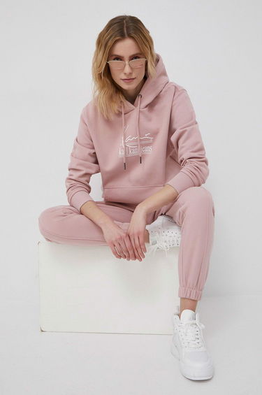 Суитчър Karl Kani Signature KKJ Hoodie Розово | KW2210191, 0
