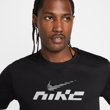 Тениска Nike Miler Flash Dri-FIT UV Short Sleeve Running T-Shirt Черно | IB4127-010, 3