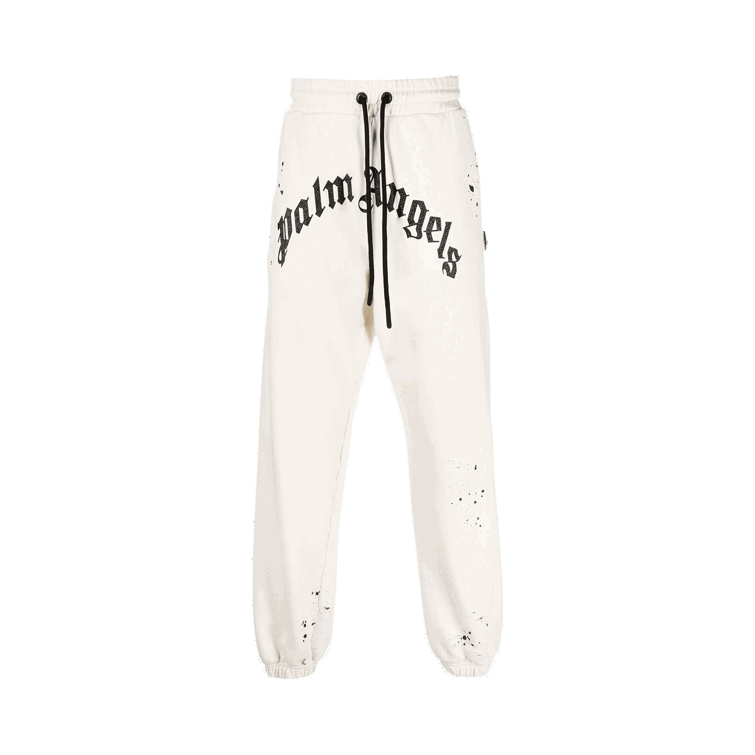 Спортни панталони Palm Angels GD Glittered Logo Sweatpants Бяло | PMCH011F22FLE0030310, 0