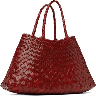 Голяма пазарска чанта Dragon Diffusion Dragon Diffusion Santa Croce Small Tote Bag Кафяво | 8893, 4