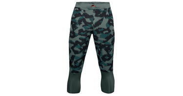 Спортни панталони Under Armour Camouflage Print Cropped Running Leggings Зелено | 1356165-424, 1