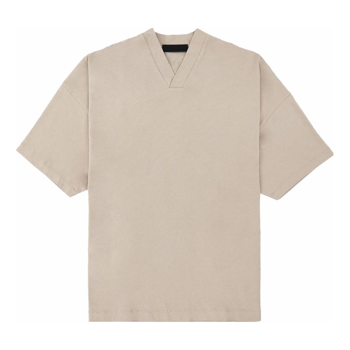 Тениска Fear of God Fear of God Essentials V-Neck T-Shirt Бежово | 125BT234112F, 0