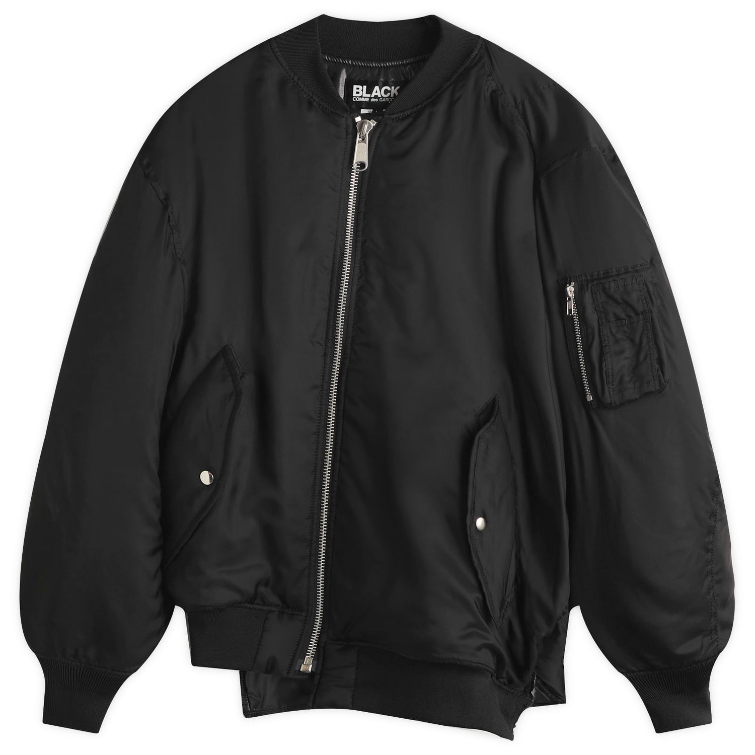 Яке бомбър Comme des Garçons Asymetric Bomber Jacket Черно | 1O-J016-052-1, 1