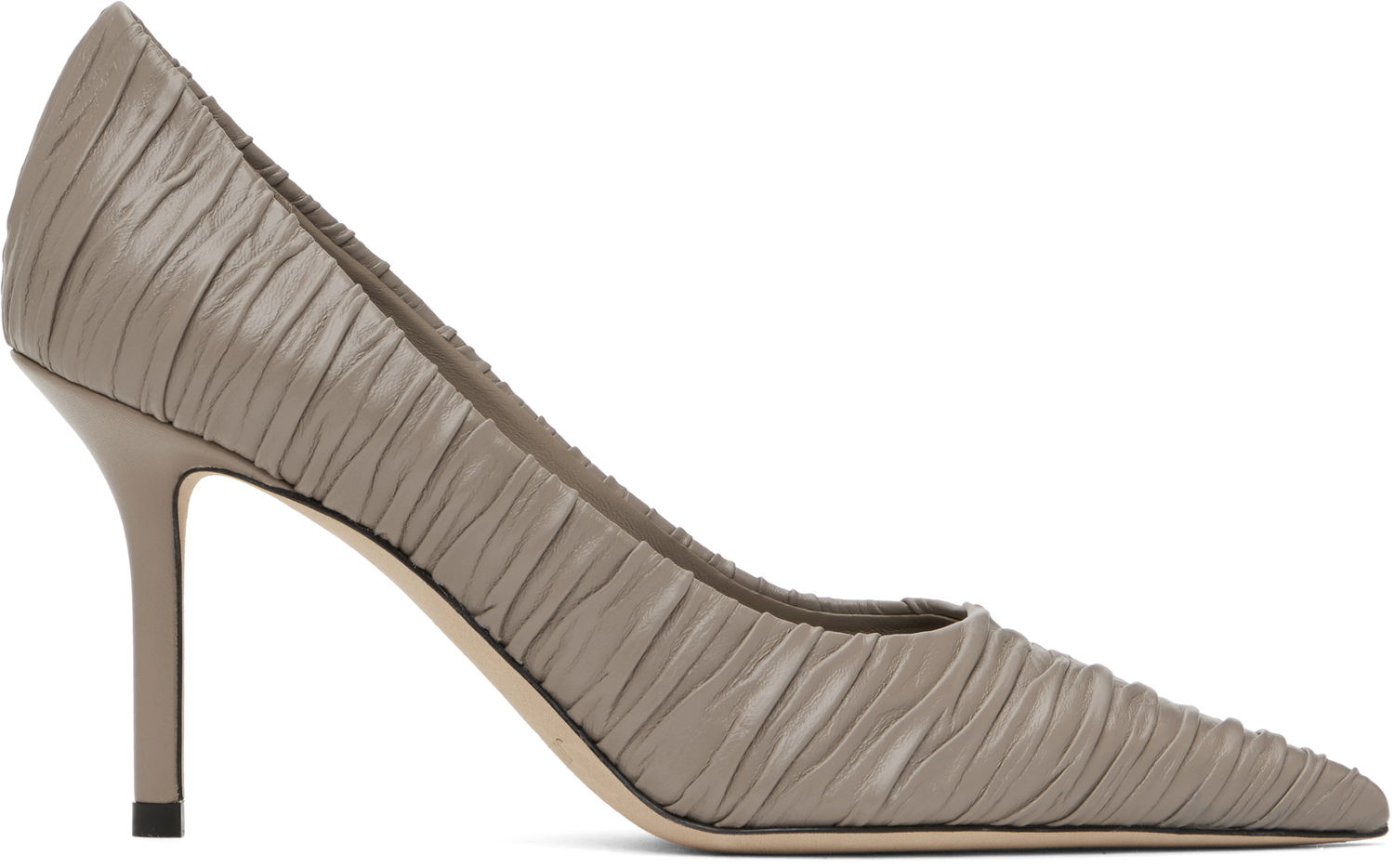 Кецове и обувки Jimmy Choo Jimmy Choo Love 85 Ruched Pumps Сиво | LOVE 85, 0