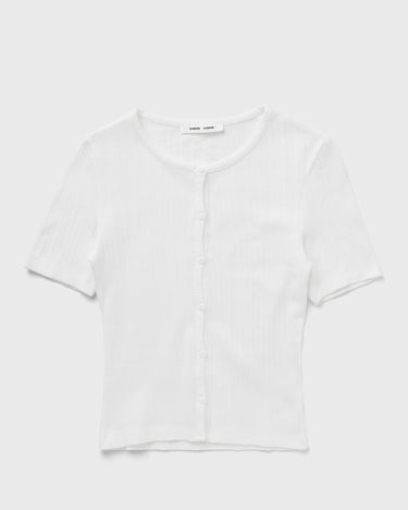 Пуловер Samsoe Samsoe Women's Button-Up Cardigan Бяло | F25200028-WHITE, 0
