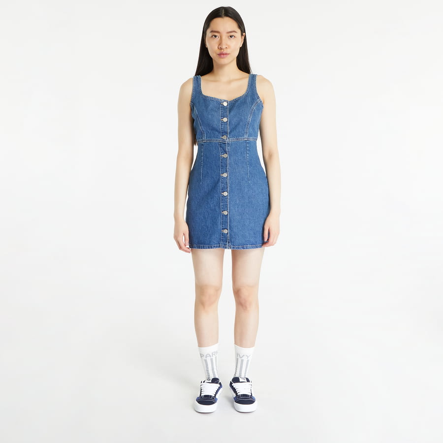 Pокля Tommy Hilfiger Slim Fit Bf Dress Тъмно синьо | DW0DW15634 1A5, 0