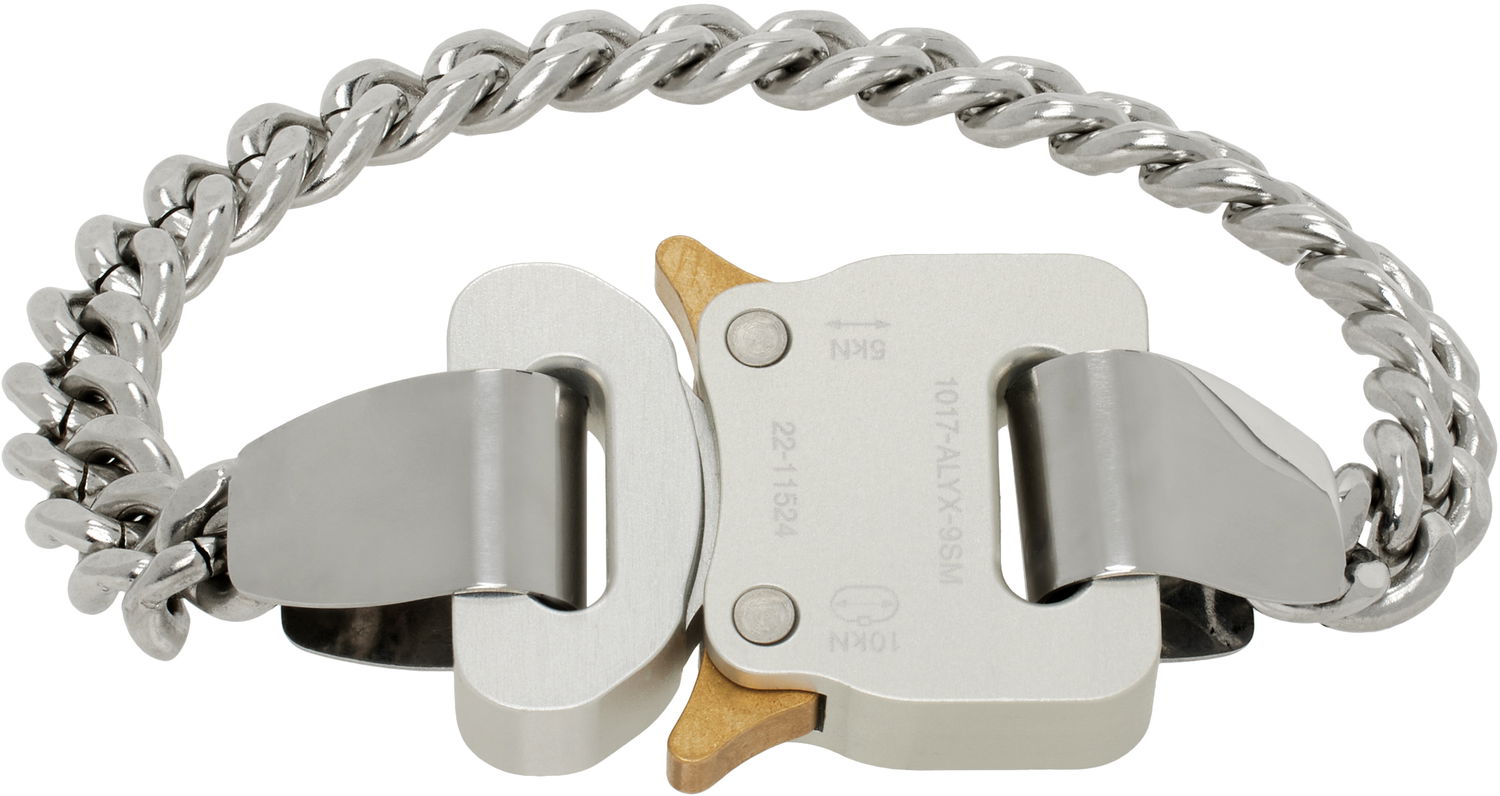Гривна 1017 ALYX 9SM 1017 ALYX 9SM Rollercoaster Buckle Bracelet Металик | AAUJW0235OT01, 0