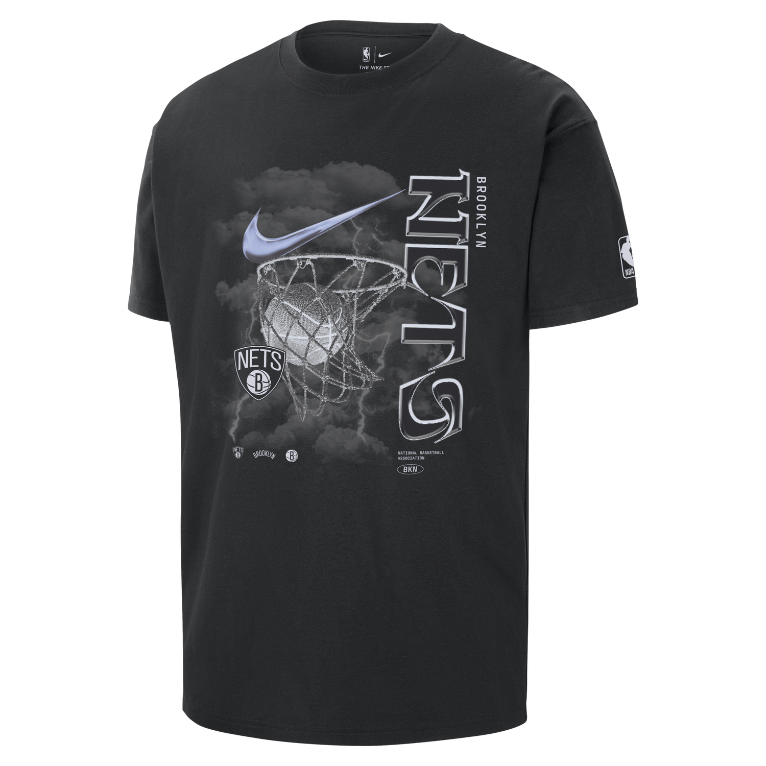 Тениска Nike NBA Brooklyn Nets Courtside Max90 Черно | FN2041-010, 0