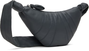 Чанта за кръста LEMAIRE LEMAIRE Small Croissant Leather Shoulder Bag Синьо | BG0003 LL095, 1