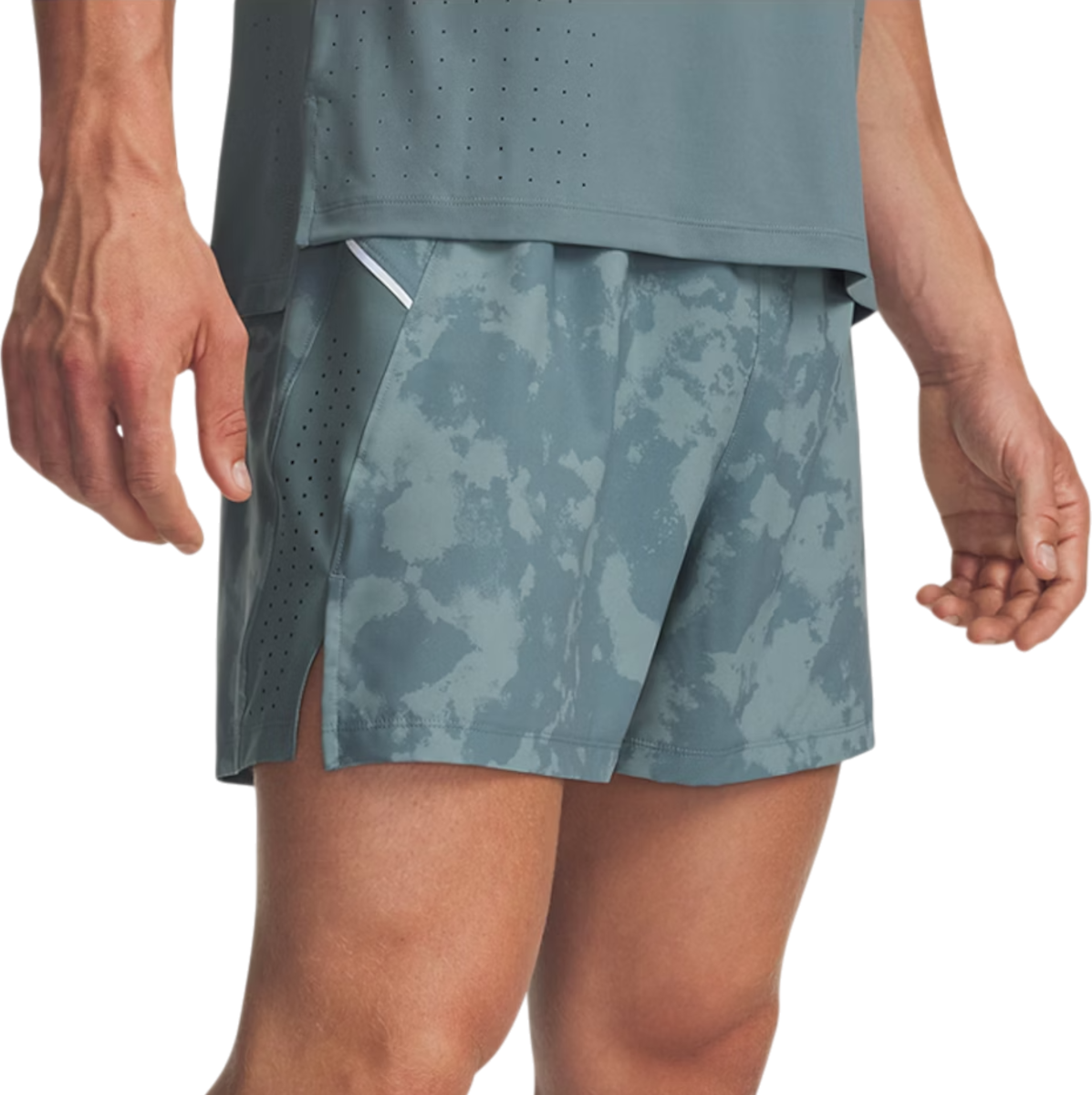 Къси панталони Under Armour Under Armour Launch Pro Printed 7" Running Shorts Зелено | 6006145-323, 0