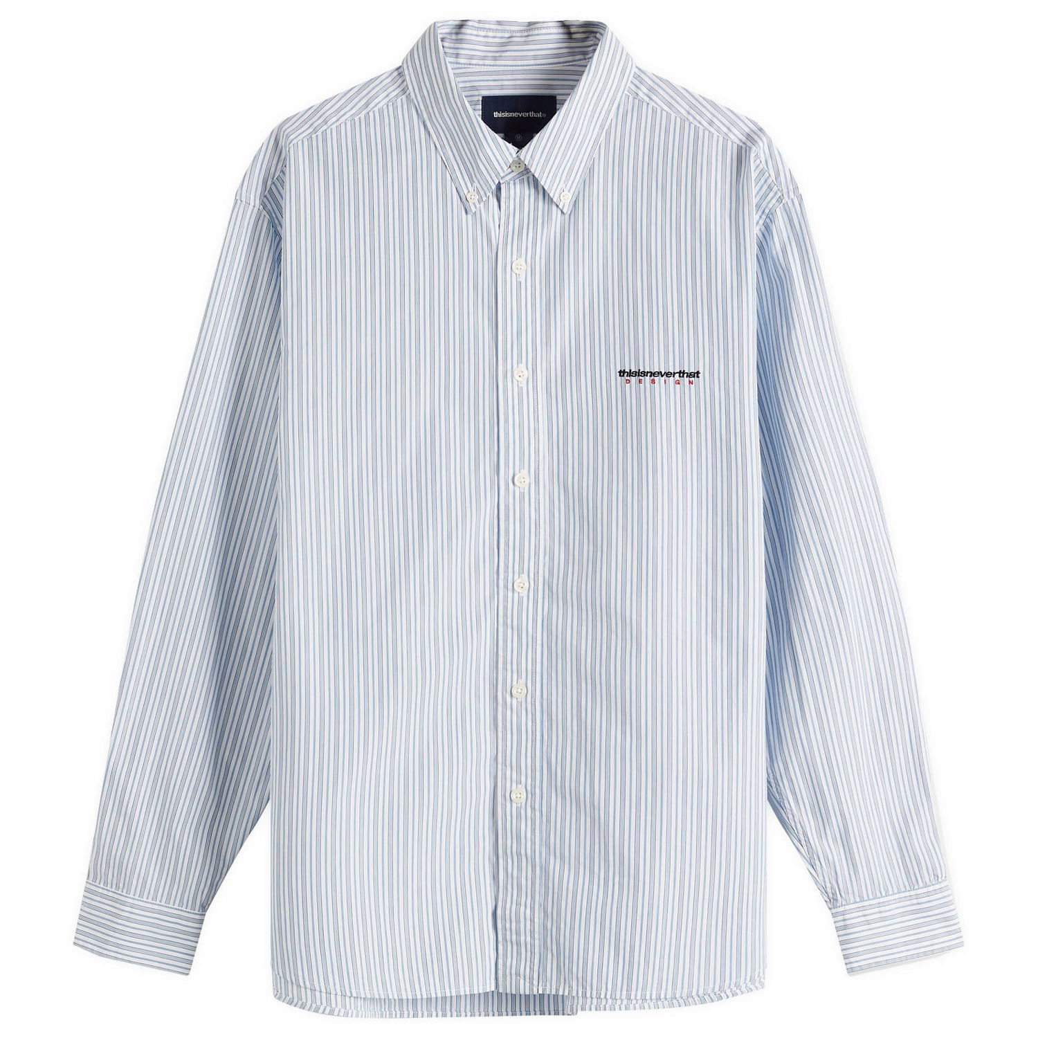 Риза thisisneverthat thisisneverthat DSN Striped Shirt Синьо | TN251WSHTL02-WHT, 1