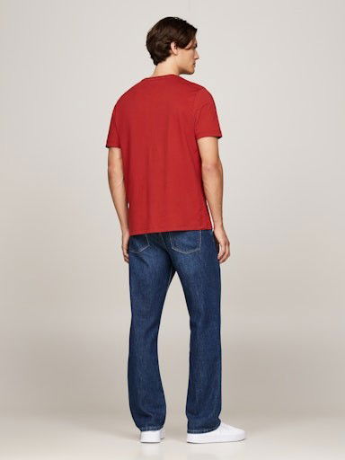 Тениска Tommy Hilfiger S/S T-Shirt Червено | MW0MW36455XNN, 1