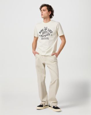 Тениска Wrangler Wrangler Americana Tee Бяло | 112362791:XXL, 1