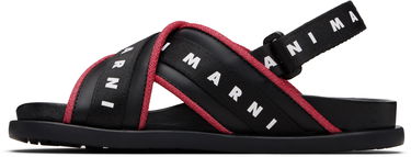 Кецове и обувки Marni Crisscrossing Sandals Черно | 82318, 2