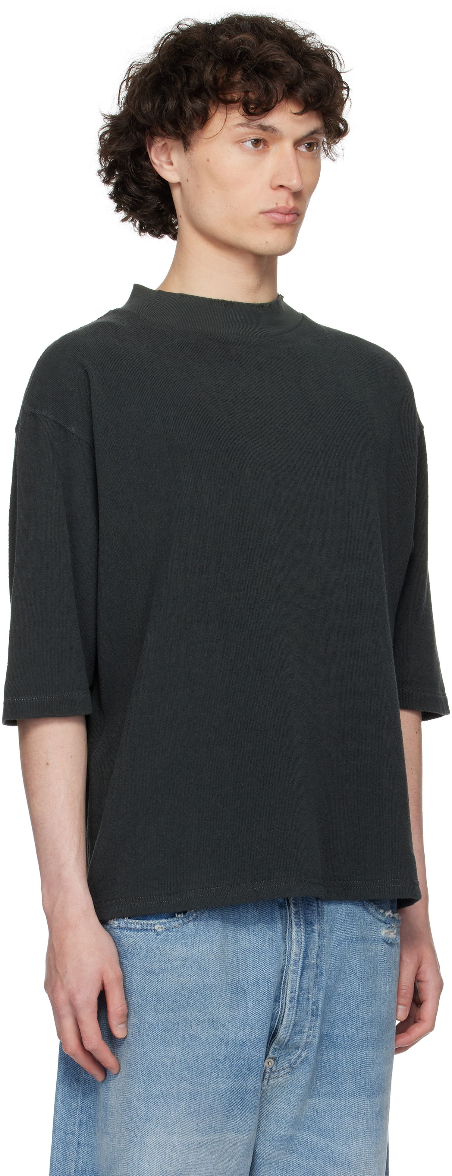 Тениска Maison Margiela Maison Margiela Stamp Logo T-Shirt Сиво | S50GC0713 M20057, 1