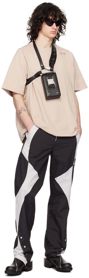 Тениска HELIOT EMIL Short Sleeve Plicate T-Shirt Бежово | SS24_M_09_105_ST18, 3