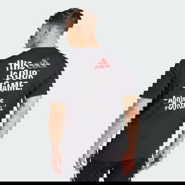 Тениска adidas Performance Football Black Graphic T-Shirt Черно | JD8216, 2