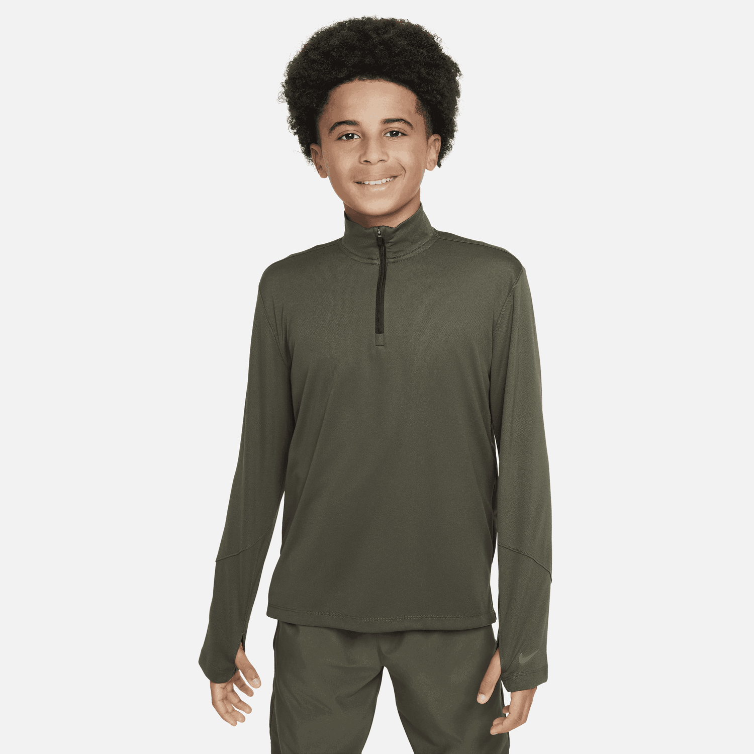 Суитчър Nike Dri-FIT UV Multi Long-Sleeve Half-Zip Top Зелено | FN8375-325, 0