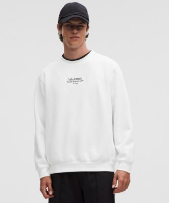 Суитчър lululemon Steady State Crew Courtside Sweatshirt Бяло | prod20005615, 9